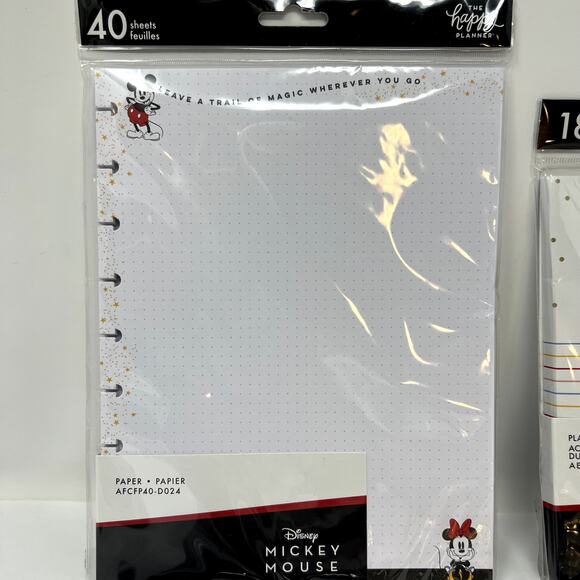 The Happy Planner Lot of 4 MAMBI Stickers Companion Accessories Disney NEW RARE - Picture 3 of 11